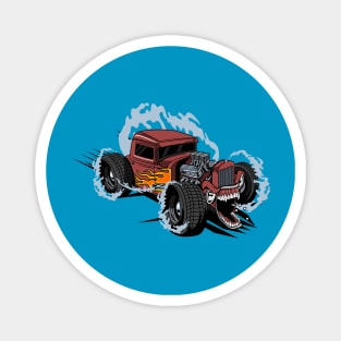 Hot road monster car Magnet